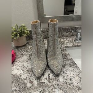 Betsy Johnson rhinestone boots